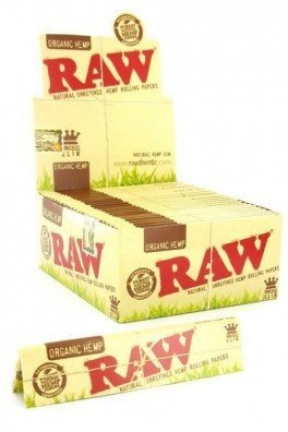 RAW Organic Hanf Blättchen King Size